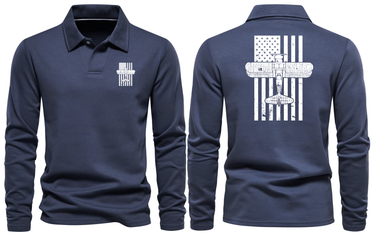 BOEING LONG SLEEVE POLO